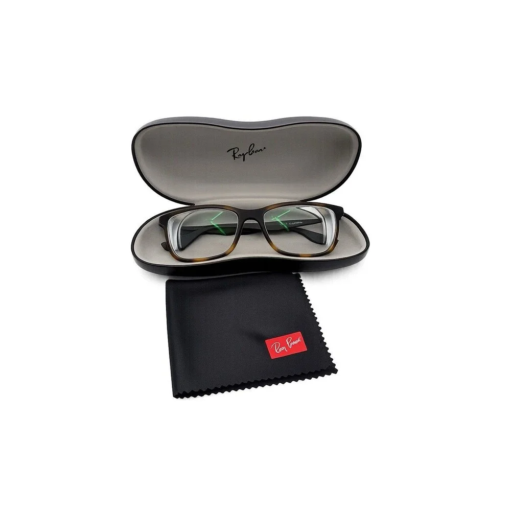 Ray Ban RB RX 7047 5573 Havana Brown Authentic Eyeglasses w/Case 56-17 145